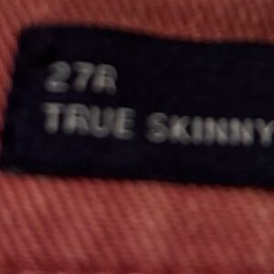 Red Gap Skinny Jeans